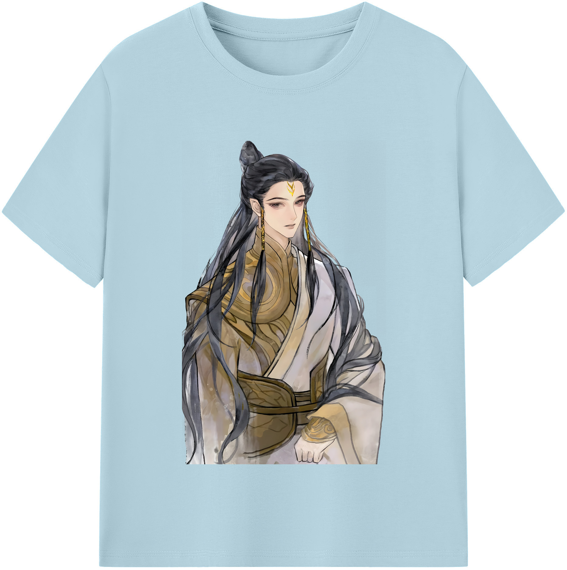 （画像用） Ne Zha 2 ナタ 魔童の大暴れ 綿100％半袖Tシャツ（フロントプリント）